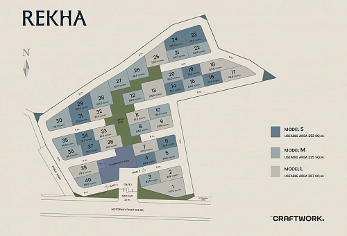 REKHA Villa Pattaya — план этажа 2