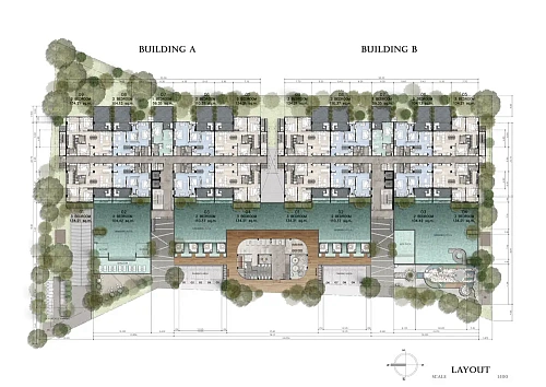 Zensiri Residence — план этажа 4