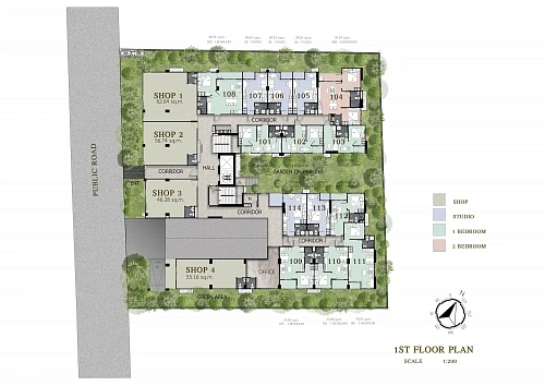 Siam Oriental Beach — план этажа 2