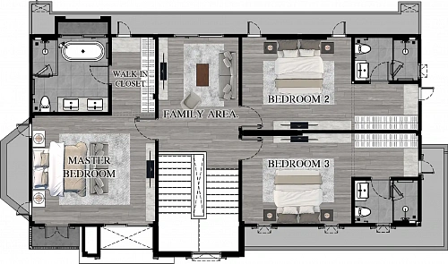 REKHA Villa Pattaya — планировка квартиры 7