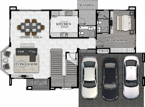 REKHA Villa Pattaya — планировка квартиры 6