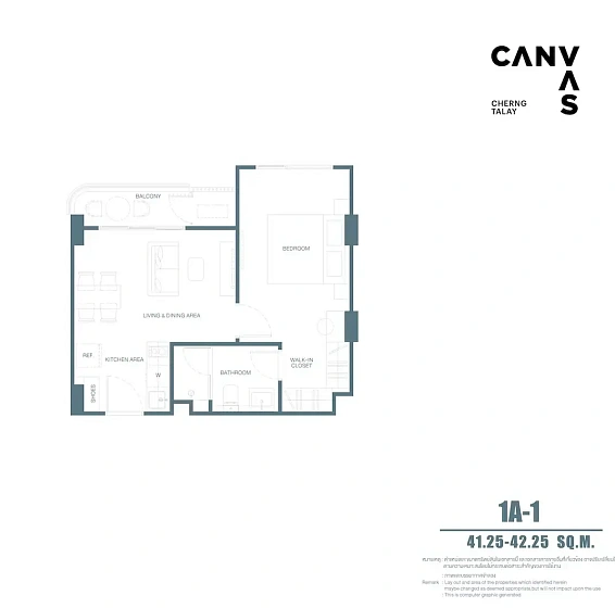 Canvas Cherngtalay — апартаменты с 1 спальней, 41-49 м² — фото объекта 2, Пхукет