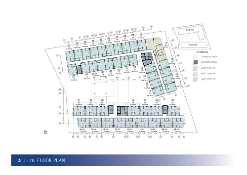 Above Element Condo — план этажа 3