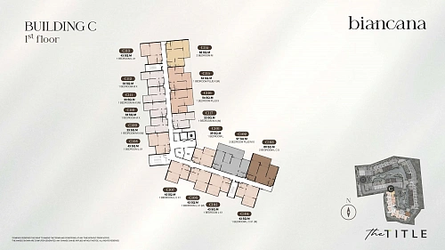 The Title Biancana — план этажа 16