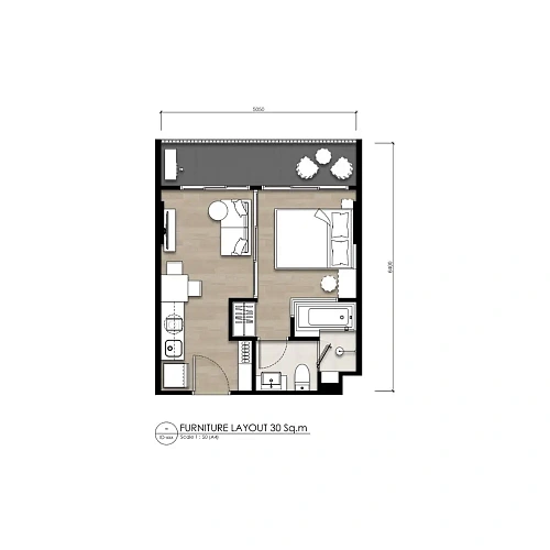 So Origin Bangtao — планировка квартиры 3