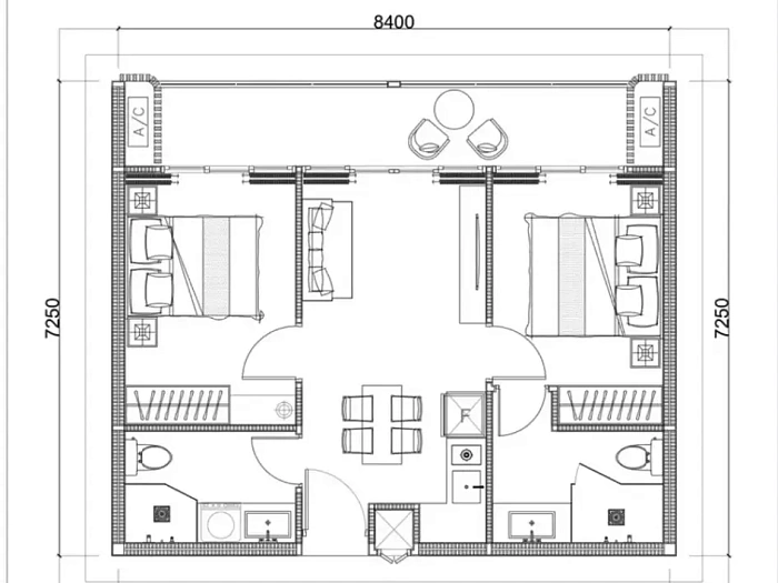 Sunshine Beach Resort — апартаменты с 2 спальнями, 54-145 м² — фото объекта 10, Пхукет
