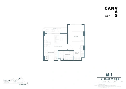 Canvas Cherngtalay — планировка квартиры 1