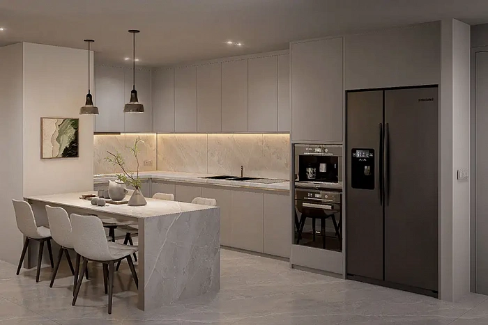 Zensiri Jomtien Residences — апартаменты с 1 спальней, 59.35 м² — фото объекта 3, Паттайя