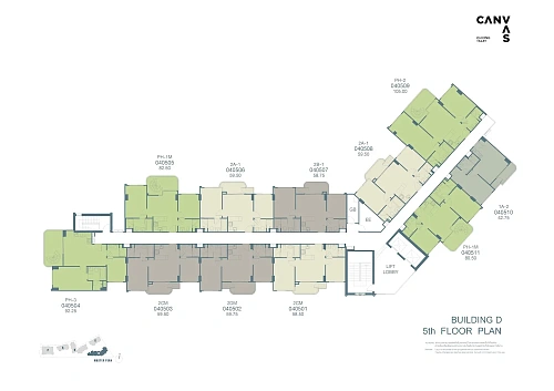Canvas Cherngtalay — план этажа 21