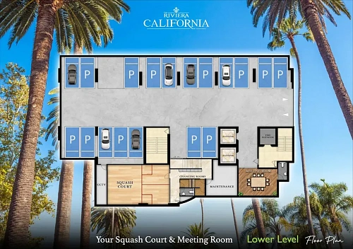The Riviera California — план этажа 1