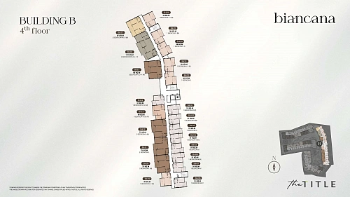 The Title Biancana — план этажа 14