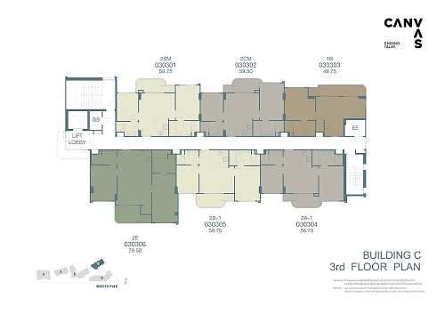 Canvas Cherngtalay — план этажа 18