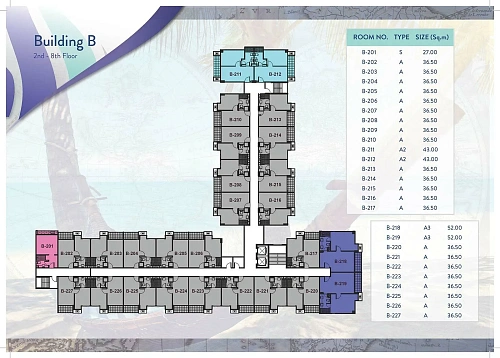 Seven Seas Condo — план этажа 6