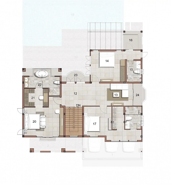 Above Elements Villas — вилла с 3 спальнями, 370 м² — фото объекта 12, Пхукет