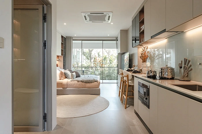 Wallaya Residence Nai Harn — студия, 36 м² — фото объекта 12, Пхукет