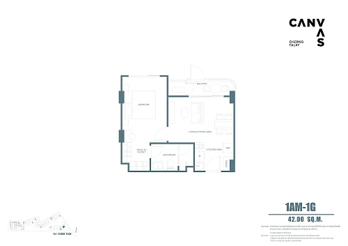 Canvas Cherngtalay — планировка квартиры 6
