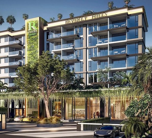 The Riviera Beverly Hills — апартаменты с 1 спальней, 32 м² ID578120 — фото объекта 5, Паттайя