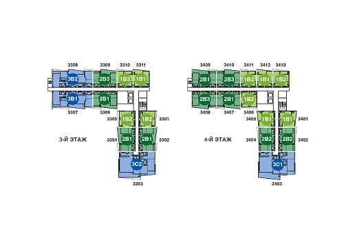 Skypark Elara — план этажа 11