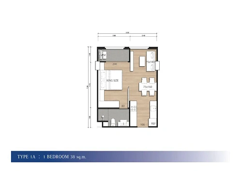 Above Element Condo — планировка квартиры 2