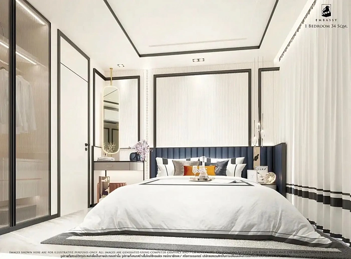 The Embassy — апартаменты с 1 спальней, 33 m² ID578097 — фото объекта 1, Паттайя