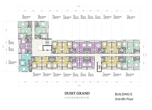 Dusit Grand Park 2 — план этажа 6