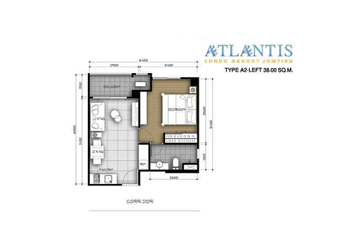 Atlantis Condo — планировка квартиры 2