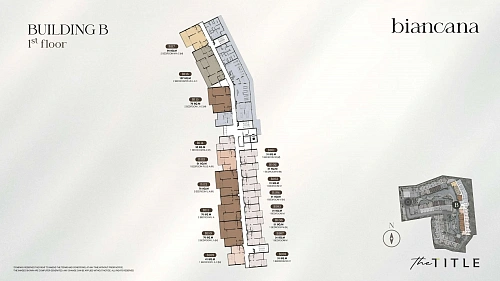 The Title Biancana — план этажа 11