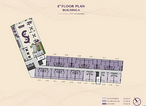 So Origin Bangtao — план этажа 7
