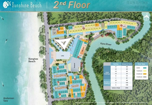 Sunshine Beach Resort — план этажа 2
