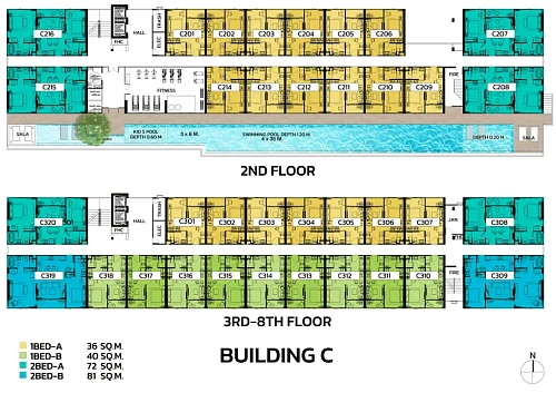 The Ozone Oasis Condo — план этажа 1