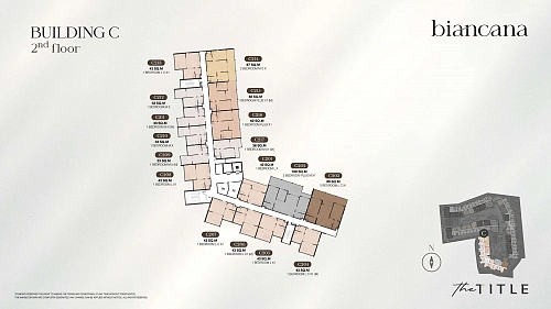 The Title Biancana — план этажа 17