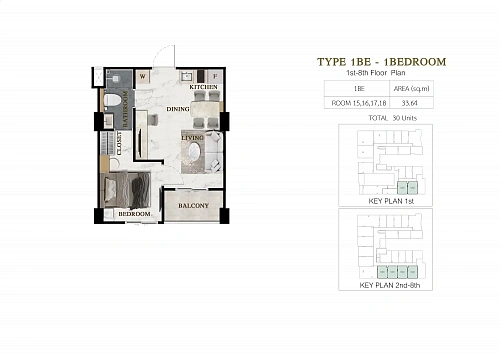 Siam Oriental Beach — планировка квартиры 13