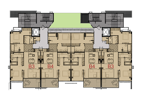 Cetus Beachfront — план этажа 5