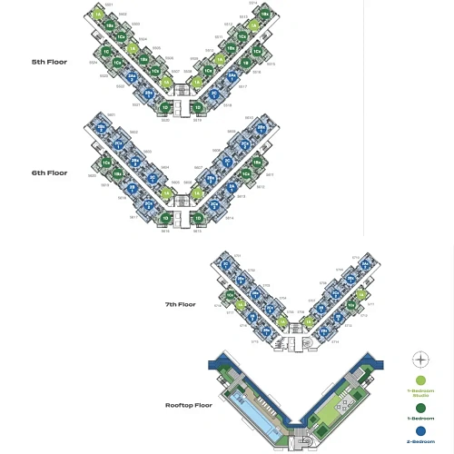 Skypark Celeste — план этажа 4