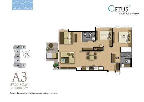 Cetus Beachfront — планировка квартиры 4