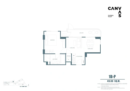 Canvas Cherngtalay — планировка квартиры 8