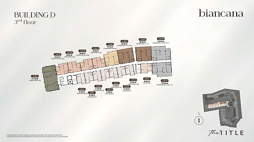 The Title Biancana — план этажа 23