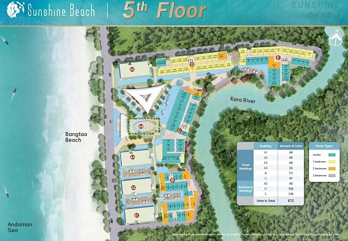 Sunshine Beach Resort — план этажа 5
