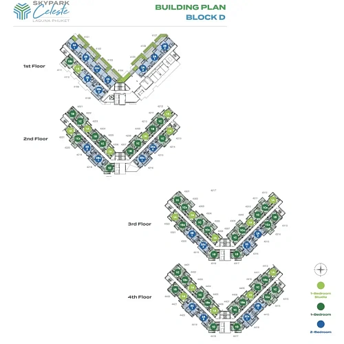 Skypark Celeste — план этажа 1
