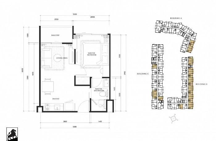 The Embassy — апартаменты с 1 спальней, 33 m² ID578097 — фото объекта 6, Паттайя