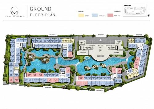 Embassy World Pattaya — план этажа 2
