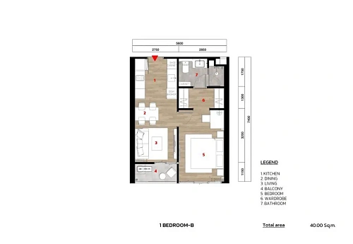 The Ozone Oasis Condo — планировка квартиры 2