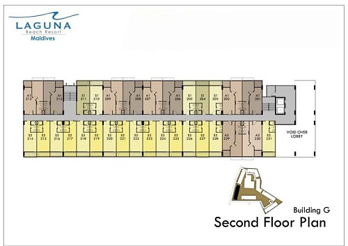 Laguna Beach Maldives — план этажа 10