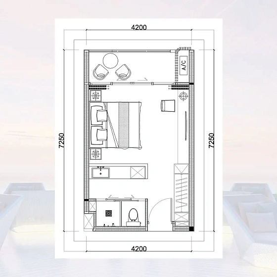 Sunshine Beach Resort — студия, 29-45 м² — фото объекта 7, Пхукет