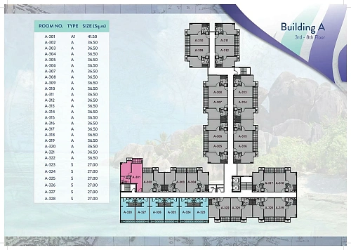 Seven Seas Condo — план этажа 13