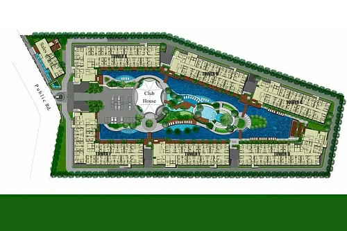 Dusit Grand Park 1 — план этажа 1