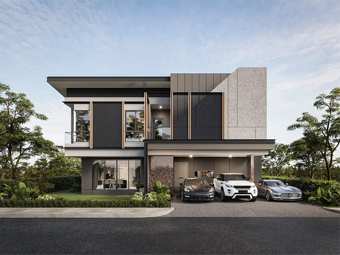 PYCHE Villa Pattaya— M— вилла с 4 спальнями, 230 м² — фото объекта 1, Паттайя