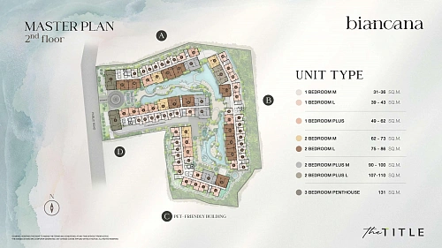 The Title Biancana — план этажа 2
