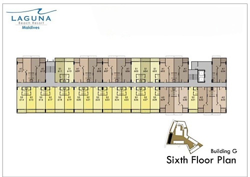 Laguna Beach Maldives — план этажа 14