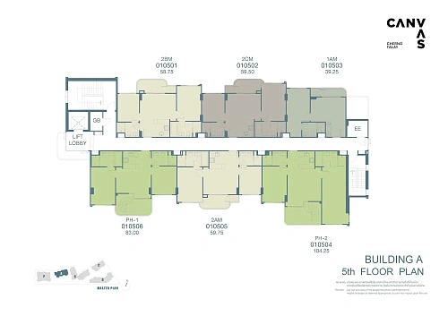 Canvas Cherngtalay — план этажа 6
